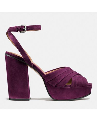 Lyst - Coach Nikeeta Heel in Purple