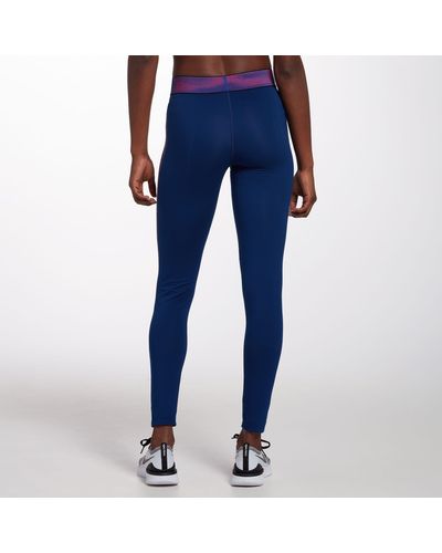 Nike Synthetic Pro Warm Nerieds Tights in Blue - Lyst