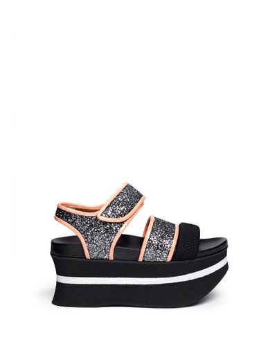 Ladies Flatform Glitter Sandal | Fruugo US