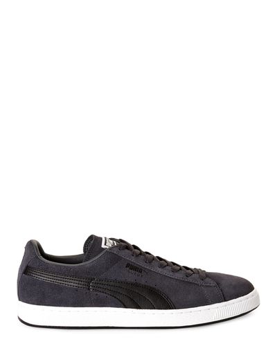 puma suede classic dark shadow