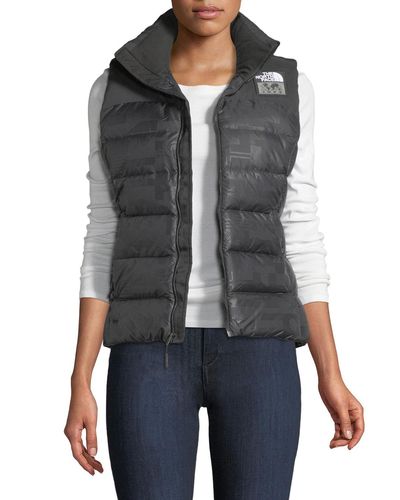 Lyst - The North Face Nuptse Standard Zip-front Down Puffer Vest With ...