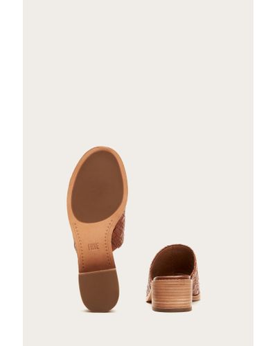 frye cindy woven mule