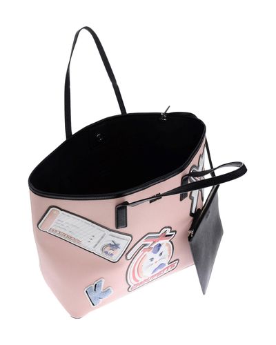 karl lagerfeld pink tote bag