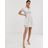 Vestito camicia a pieghe bianco di Missguided in White