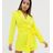 Vestito blazer a portafoglio giallo di Boohoo in Yellow