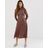 Loveless - Vestito midi leopardato di Free People in Brown