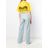 Maison Margiela Blue Cut-out Wide Leg Jeans