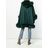 Liska Oversized Hooded Coat in het Green
