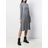 Pleated knit dress di Calvin Klein in Gray