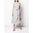 Diane von Furstenberg White Gestreiftes Wickelkleid