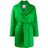 Giada Benincasa Trenchcoat Van Vilt in het Green