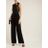 Zeus + Dione Black Hypatia Snake Effect Jumpsuit