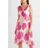 Diane von Furstenberg Pink Dita Bedrucktes Kleid Aus Seidenkrepon