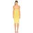 BCBGMAXAZRIA Yellow Midi Bodycon Dress