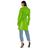 Kendall + Kylie Green Farrah Vegan Leather Trench Coat