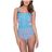 Gottex Blue Tangier V - Neck One Piece Swimsuit