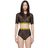 Off-White c/o Virgil Abloh Black Lace Industrial Crop Lingerie Set