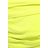Seafolly Yellow Twist-front Neon Halterneck Bikin Top Chartreuse