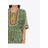 Tory Burch Green Embroidered Beach Tunic