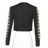 Chaqueta en viscosa negro Balmain de color Black