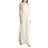 Halston Heritage White Langes Kleid