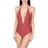 Mikoh Swimwear Red Badeanzug