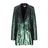 Black Coral Green Lange Jacke