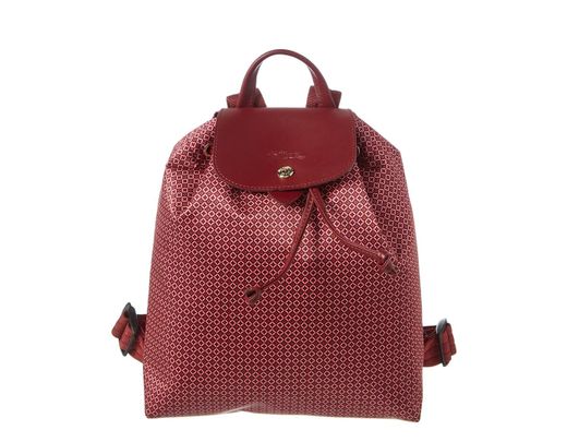 Lyst Longchamp Le Pliage Nylon Leather Backpack In Pink