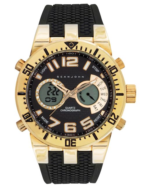 sean john gold watch