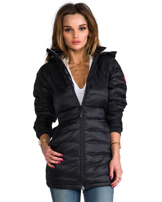 Canada Goose vest online cheap - Canada goose Camp Hooded Jacket in Black | Lyst