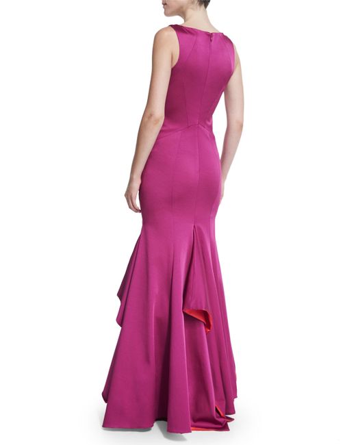 zac posen pink gown