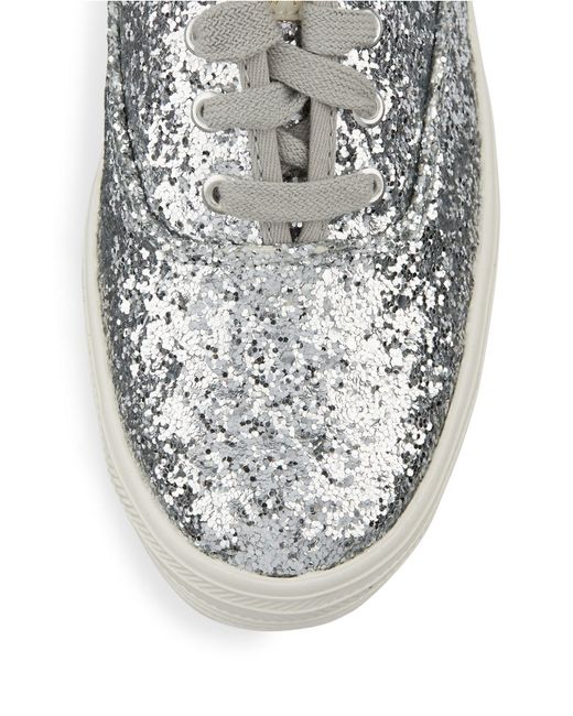 kate spade silver sparkle keds