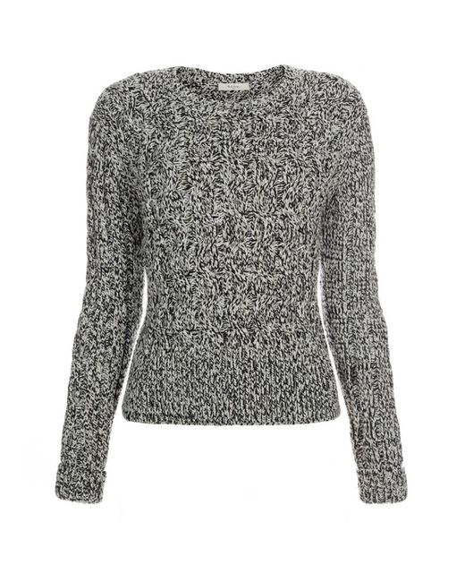 Paul smith Women's Grey Chunky Twisted Cable-knit Sweater in Gray (grey ...