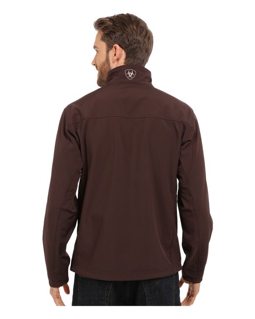 Ariat Vernon Softshell Jacket in Brown for Men | Lyst