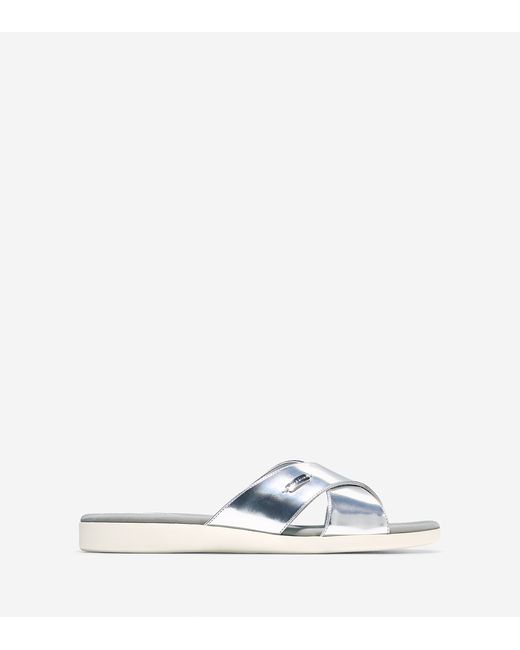 Cole haan Augusta Sandal in Silver (Ch Argento) | Lyst