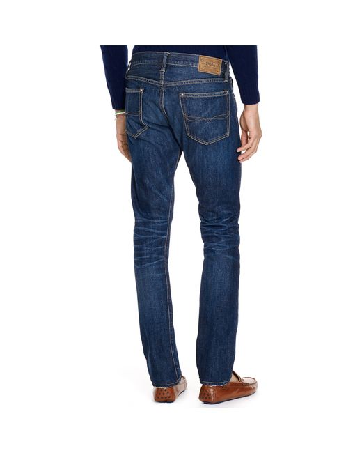 Polo ralph lauren Varick Slim Straight Jean in Blue for Men | Lyst