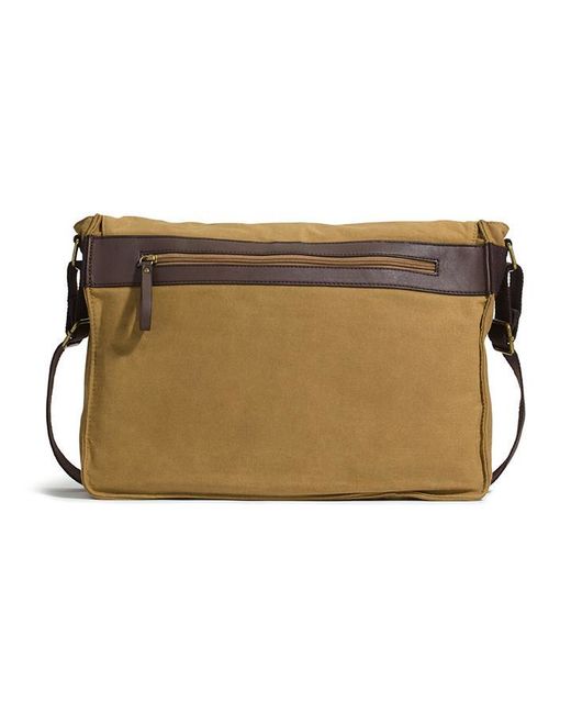 G.h. bass & co. Hudson Messenger Bag in Natural for Men Lyst