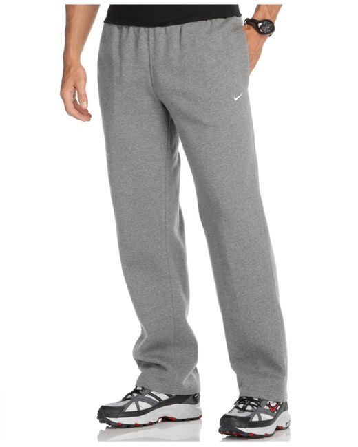 nike sportswear everyday modern high waist fleece open hem sweatpants