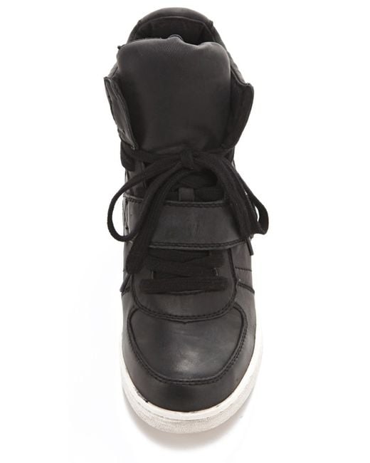 Ash 'miracle' Faux Suede Thigh High Sneakers in Black | Lyst