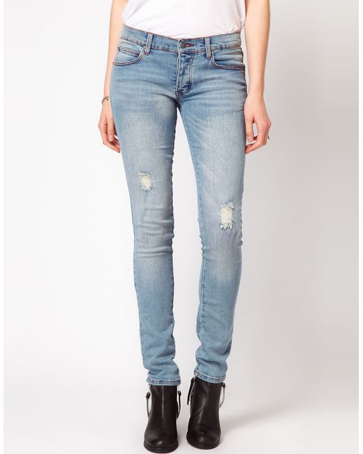 Cheap monday Tight Jeans in Blue (lightwash) - Save 49% | Lyst