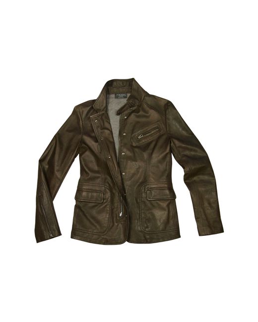 Forzieri Men S Dark Brown Zip Leather Jacket In For Forzieri Men S Dark Brown Zip Leather Jacket For