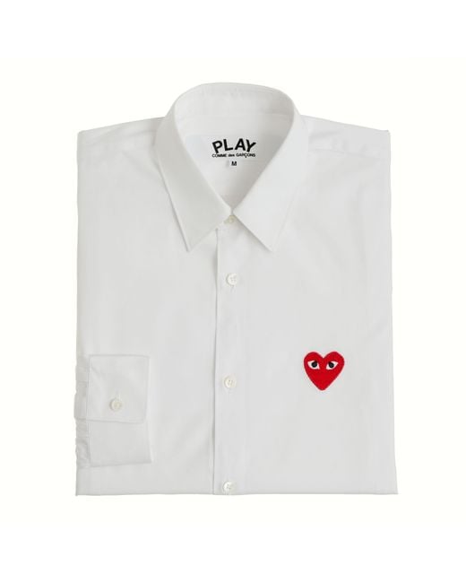 comme des garcons multi heart white