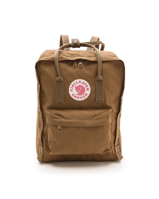 Fjallraven Kanken Backpack in Beige Lyst