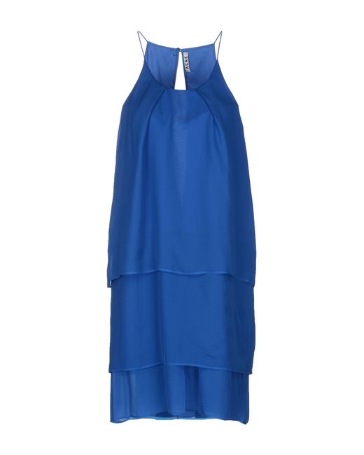 Acne Short Dress in Blue | Lyst