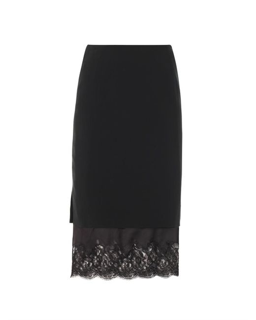 Altuzarra Lace Hem Pencil Skirt in Black - Save 74% | Lyst