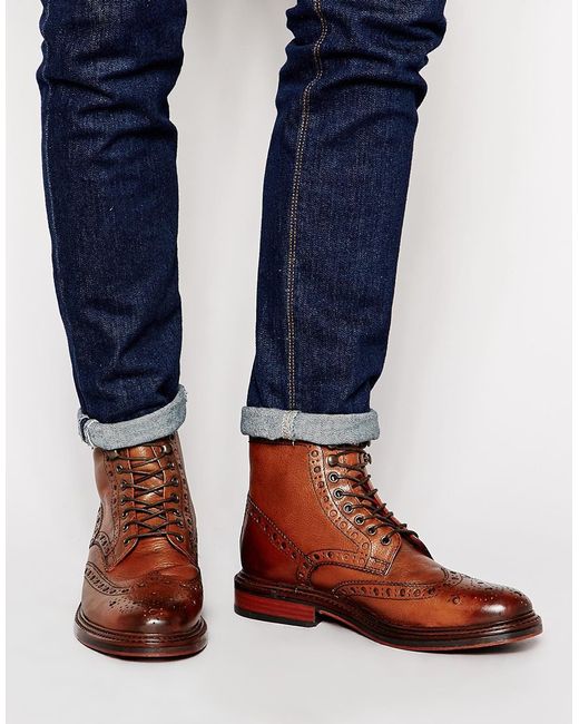 base brogue boots