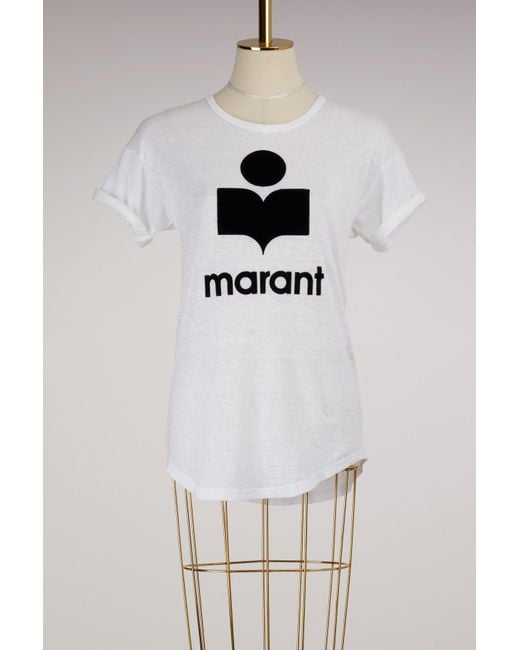 Étoile Isabel Marant Linen Koldi T-shirt in White - Save 29% - Lyst