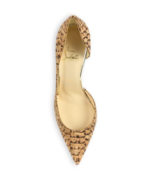 christian louboutin men loafers - Christian louboutin Iriza Half D\u0026#39;Orsay Cork Pumps in Beige ...