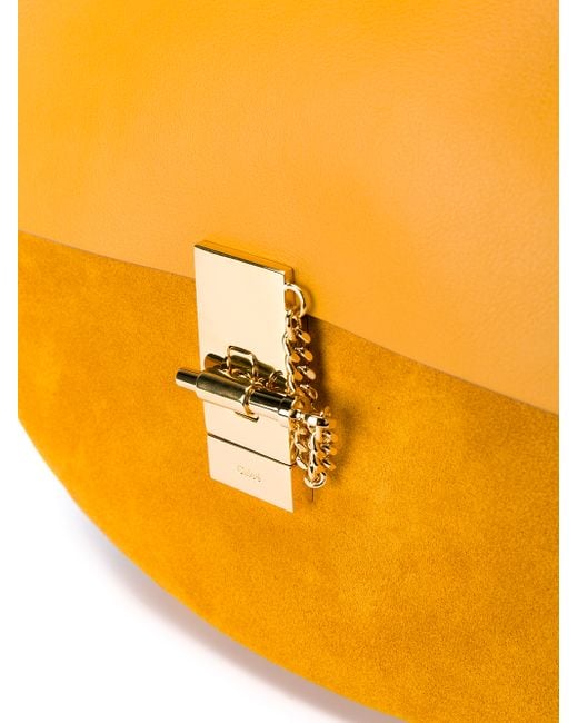 chloe bag online - Chlo Drew Small Leather Bag in Yellow | Lyst