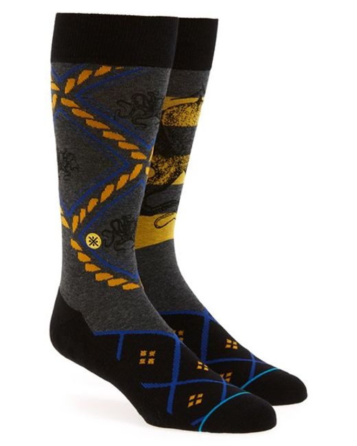Stance �dwyane Wade Nights� Socks in Black for Men Lyst